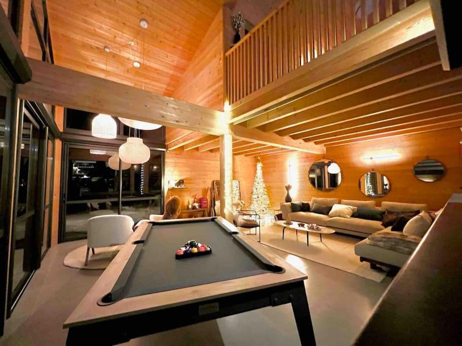 Chalet D'Architecte Avec Vue Panoramique Allos Exterior foto